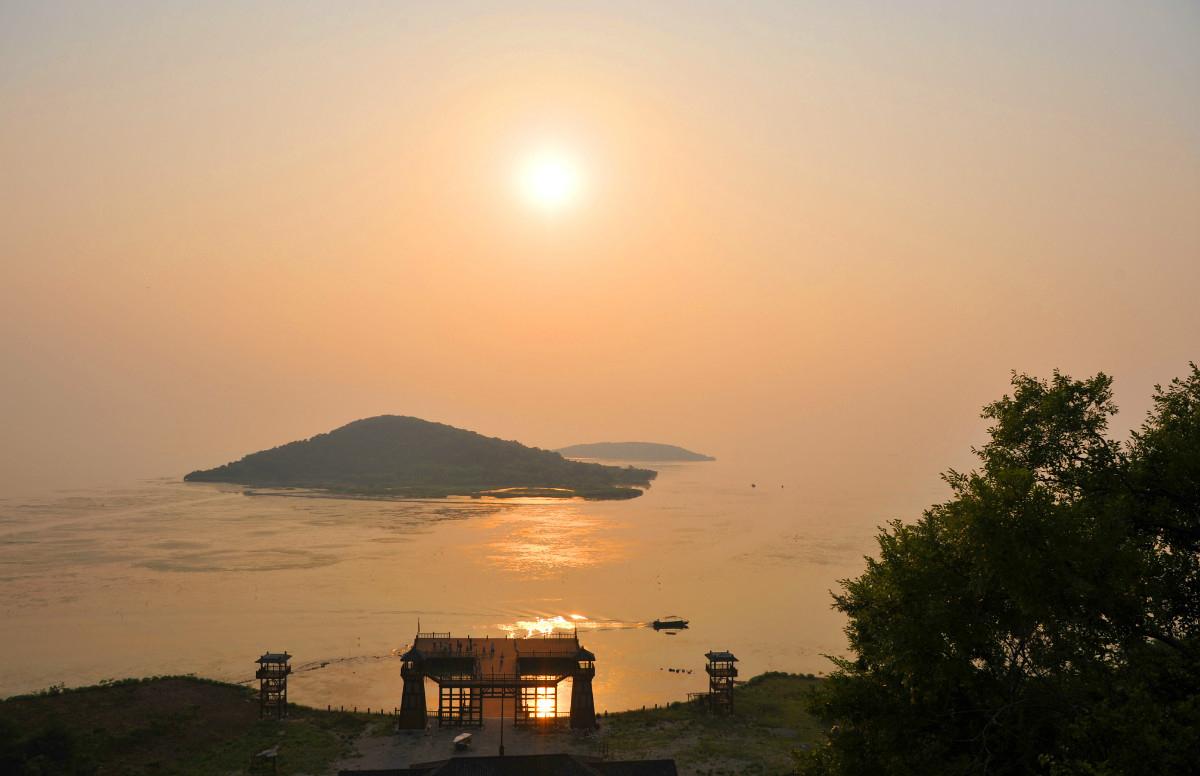 东山镇夕阳